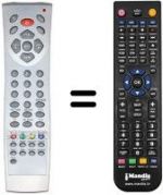 Replacement remote control Daewoo LCD 32DNT