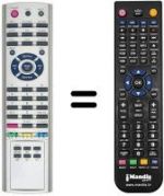 Replacement remote control REMCON690