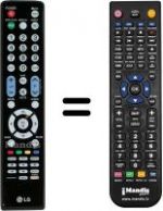 Replacement remote control LG 55SL8500