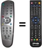 Replacement remote control LG 6710V00044K