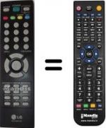 Replacement remote control LG MKJ33981404