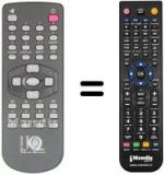 Replacement remote control JQ LTVJQ1901