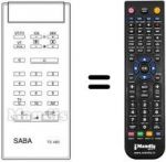 Replacement remote control REMCON537