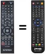 Replacement remote control REMCON1245