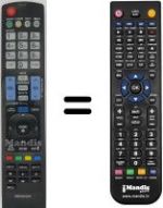 Replacement remote control LG 26LK330
