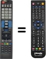 Replacement remote control AKB73615309