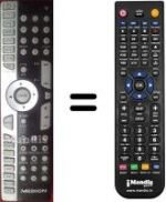 Replacement remote control Medion MD82533