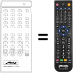 Replacement remote control Metz MECATRON 7212