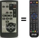 Replacement remote control Panasonic TX-P42C10E