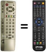 Replacement remote control Panasonic TH-42PA20