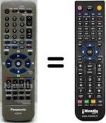 Replacement remote control Panasonic N2QAKB000028