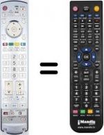 Replacement remote control Panasonic TH-42PX600EN
