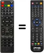 Replacement remote control ND32N2800T SAT