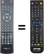 Replacement remote control Nevir NVR7023-TTG-16
