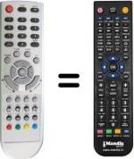 Replacement remote control N2003LBD