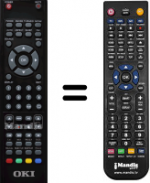 Replacement remote control Oki V19N-PHTUV