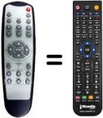 Replacement remote control Optoma WJF7923
