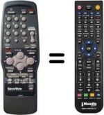 Replacement remote control Orion 07660BM070