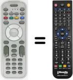 Replacement remote control Philips 17PF9946 / 12
