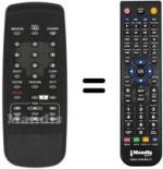 Replacement remote control Philips VR46507
