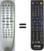 Replacement remote control Philips DVD-R7300H