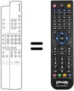 Replacement remote control Blaupunkt REMCON067