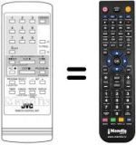 Replacement remote control JVC PQ21206C