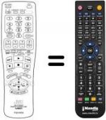 Replacement remote control JVC PQ21953S