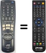 Replacement remote control JVC PQ21953U