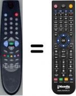 Replacement remote control Funai 14.1