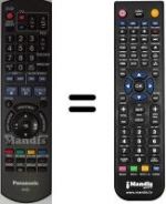 Replacement remote control Panasonic DMRE-X768