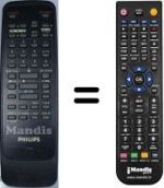 Replacement remote control Philips RT7905