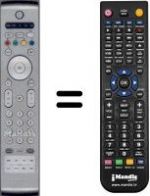Replacement remote control Philips 50PF9967D / 10