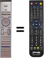 Replacement remote control Philips 50PF9631D / 10