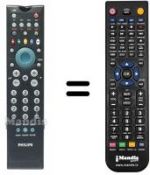 Replacement remote control Philips 28PW8505 / 12