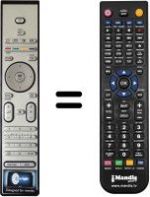 Replacement remote control Philips 32PFL7613D / 12