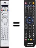 Replacement remote control Philips 42PF5520D / 10
