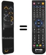 Replacement remote control RC6004