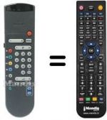 Replacement remote control Philips 21PT522B-31
