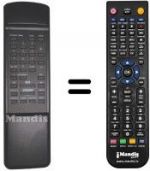 Replacement remote control Philips 482221830696