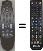 Replacement remote control Philips 482221810782