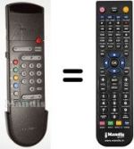 Replacement remote control Philips RC7507-01