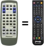 Replacement remote control Pioneer XXD3034