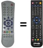 Replacement remote control Medion MD5512A