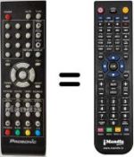 Replacement remote control Denver TFD2620