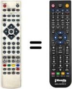 Replacement remote control Prosonic X23 / 69F-GB-FHBCUP-EU