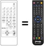 Replacement remote control Daewoo DCS1417