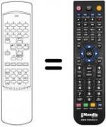 Replacement remote control RC0460
