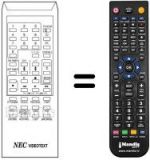 Replacement remote control RC1007E