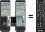 Replacement remote control RC-832 (I)